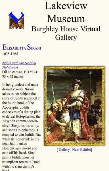 Burghley House Virtual Gallery: Elisabetta Sirani Graphic Burghley House Virtual Gallery: Elisabetta Sirani Graphic
