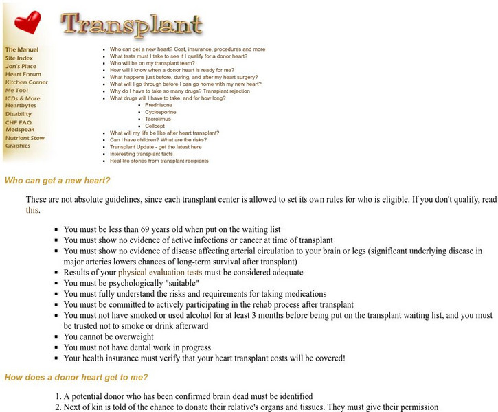 Transplant Q/a Handout