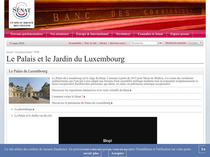 L'institution Visite Website