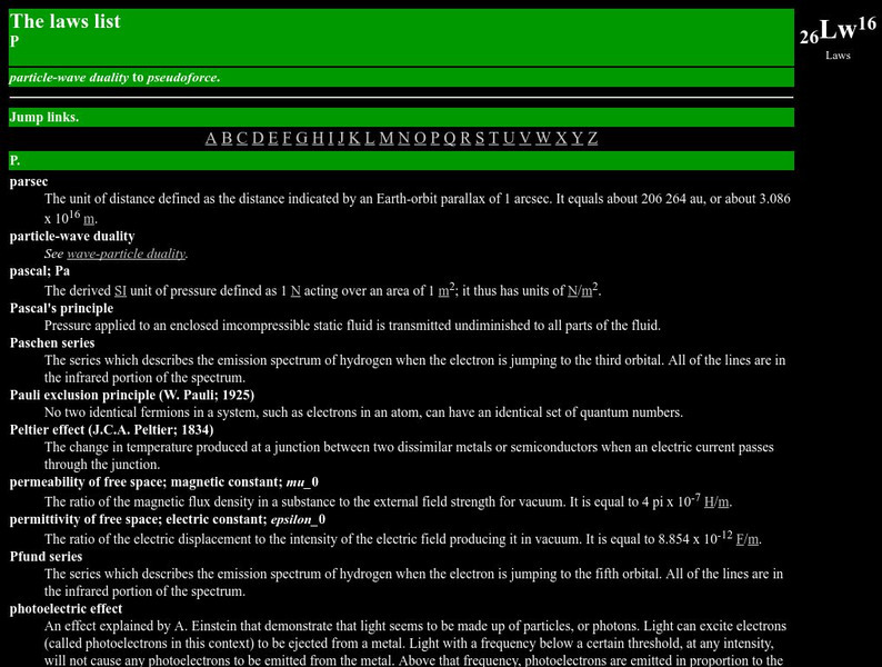 Paschen Series Defined Handout Paschen Series Defined Handout