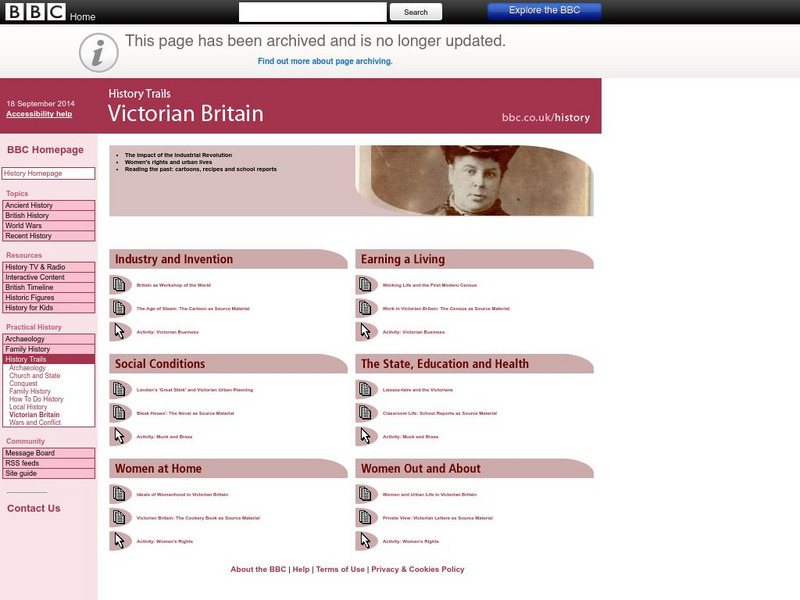 Bbc: Victorian Britain Website Bbc: Victorian Britain Website