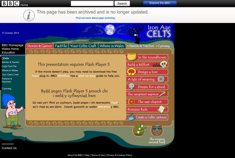 Bbc Wales: Iron Age Celts Interactive Bbc Wales: Iron Age Celts Interactive