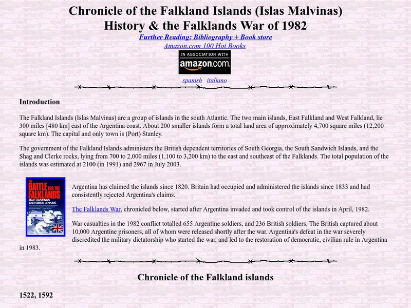 The Vanished Gallery: Argentina and the Falklands War of 1982 Handout The Vanished Gallery: Argentina and the Falklands War of 1982 Handout