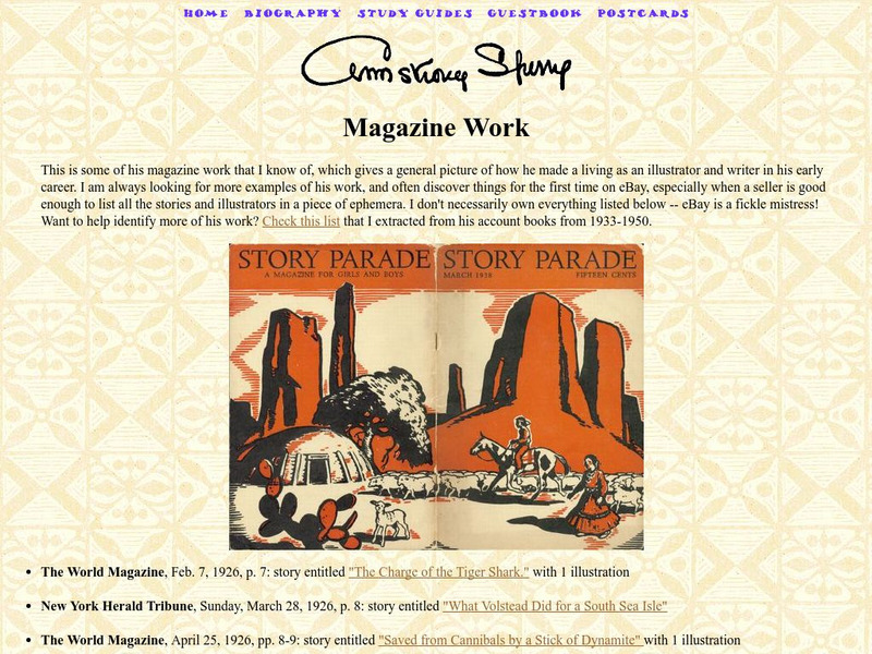 Ogram.org: Magazine Work by Armstrong Sperry Website Ogram.org: Magazine Work by Armstrong Sperry Website