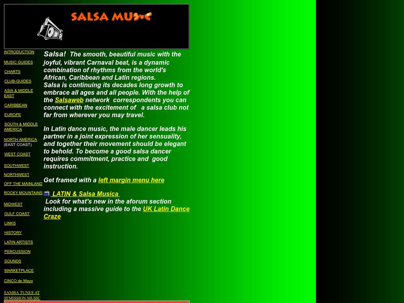 Carnaval: Salsa Music Website Carnaval: Salsa Music Website
