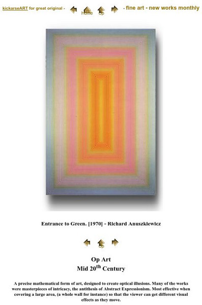 Kick Arse art.com: Entrance to Green. [1970] Graphic