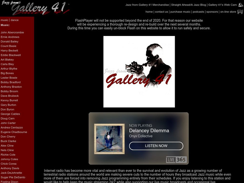 Gallery 41 Website