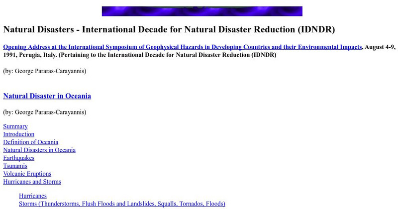 Idndr: The Tsunami Page Website Idndr: The Tsunami Page Website