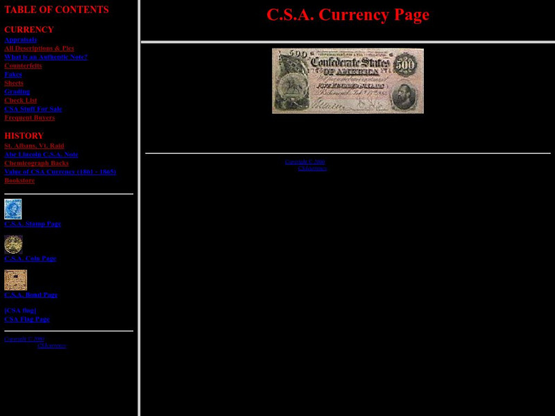 Csa Currency: Csa Currency Page Primary Csa Currency: Csa Currency Page Primary