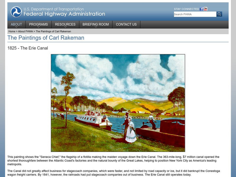 Paintings of Carl Rakeman: 1825 the Erie Canal Graphic Paintings of Carl Rakeman: 1825 the Erie Canal Graphic