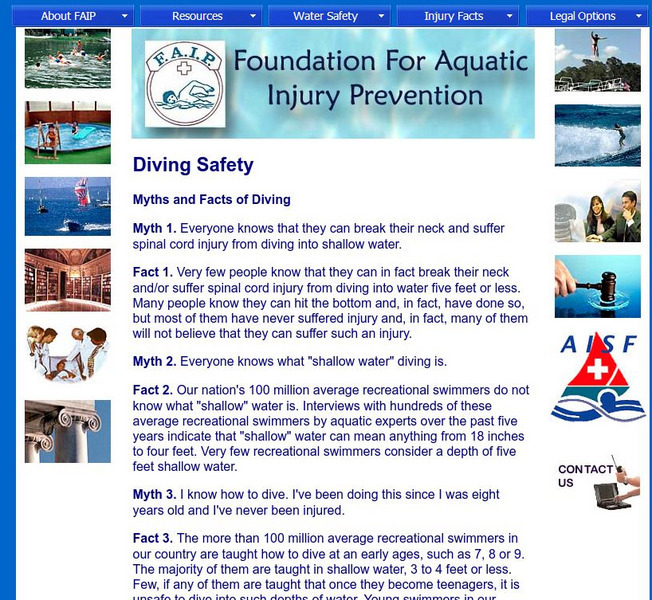 Diving Safety Activity