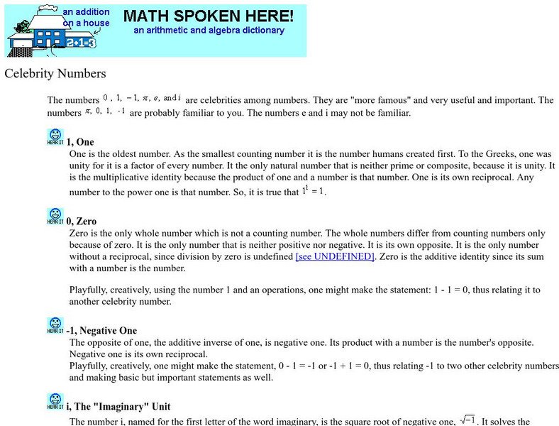 Celebrity Numbers Graphic