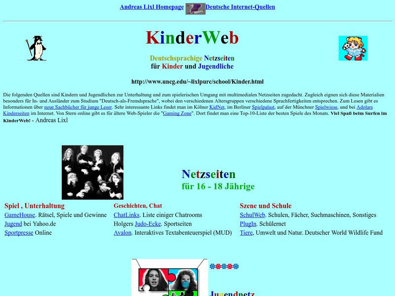 Lixls Kinderseiten Im Netz: Youth Groups Activity Lixls Kinderseiten Im Netz: Youth Groups Activity