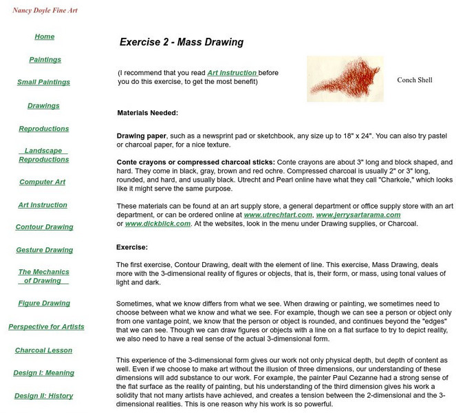 Lesson in Mass Drawing of Human Figure and Objects Lesson Plan Lesson in Mass Drawing of Human Figure and Objects Lesson Plan