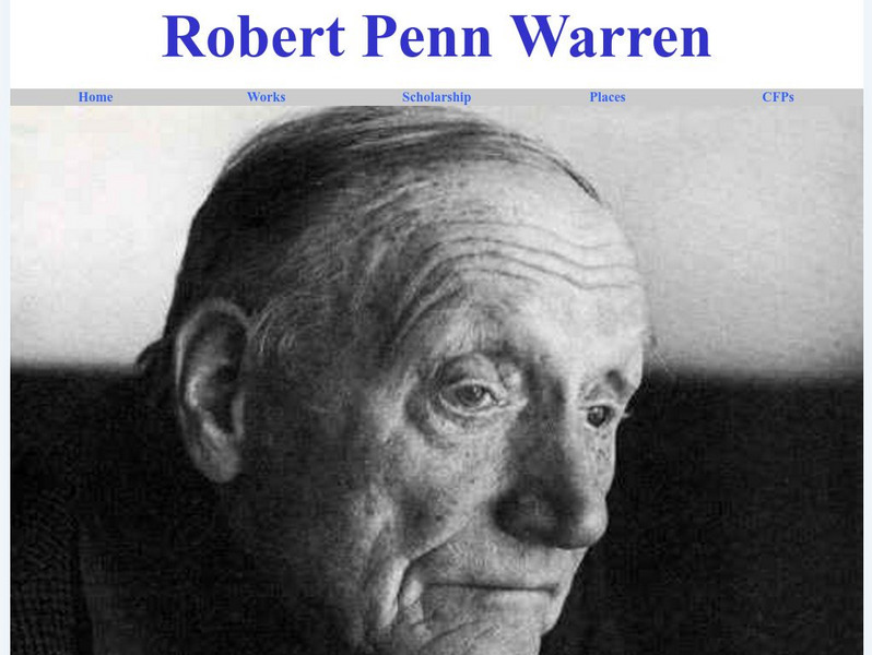 Robert Penn Warren: 1905 1989 Activity