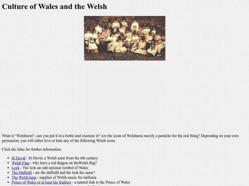Wales Calling: Culture Website Wales Calling: Culture Website