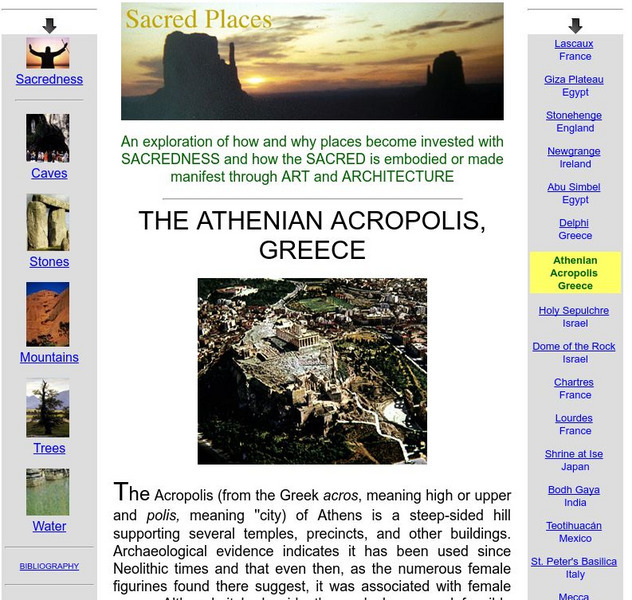 Sweet Briar College: Athenian Acropolis, Greece Handout Sweet Briar College: Athenian Acropolis, Greece Handout