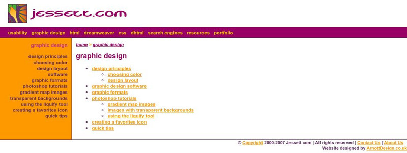 Jessett: Graphic Design Website Jessett: Graphic Design Website