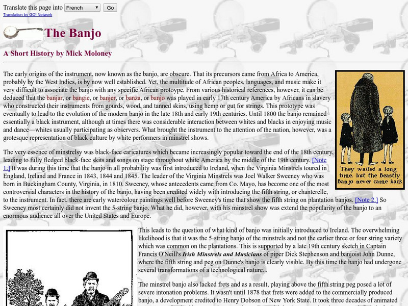 Standing Stones: The Banjo Article Standing Stones: The Banjo Article