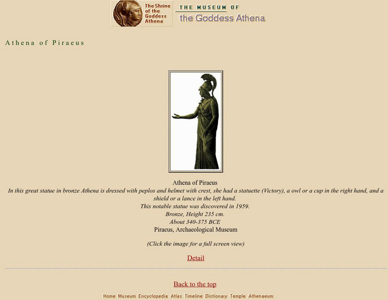 The Athena of Piraeus Graphic
