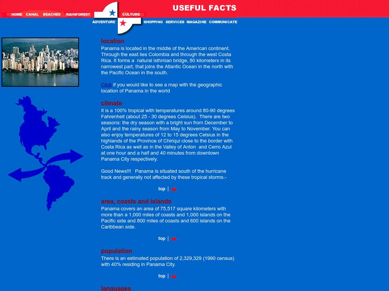 Panama Tours: Virtual Tourism Center Activity Panama Tours: Virtual Tourism Center Activity