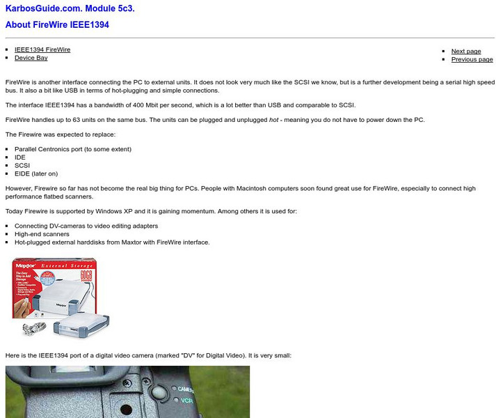 Karbos Guide: Illustrated Guide to Fire Wire Website Karbos Guide: Illustrated Guide to Fire Wire Website