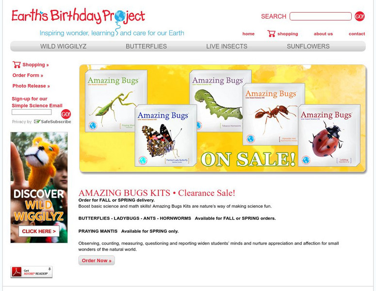 Earth's Birthday Project: Educating About the Earth Website Earth's Birthday Project: Educating About the Earth Website