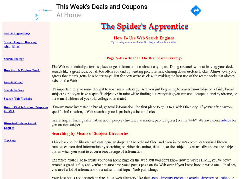 Monash Information Services: How to Plan Best Search Article Monash Information Services: How to Plan Best Search Article