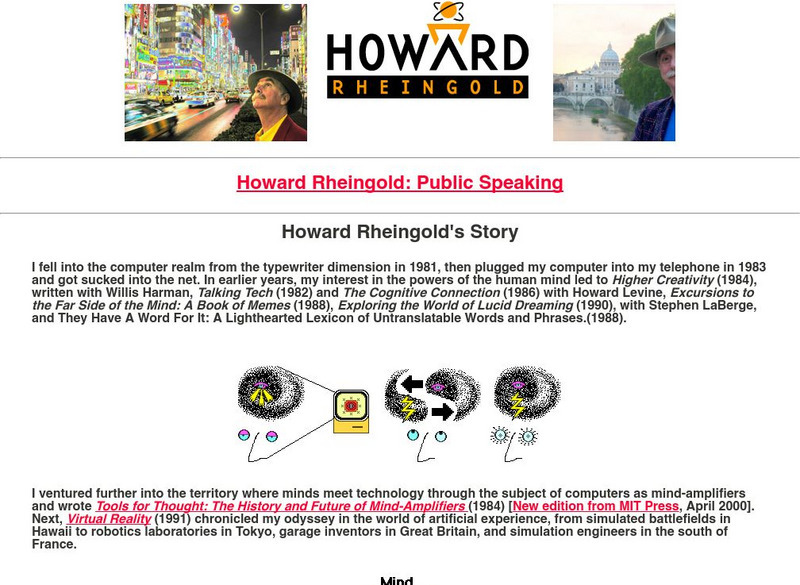 Howard Rheingold: Public Speaking Handout