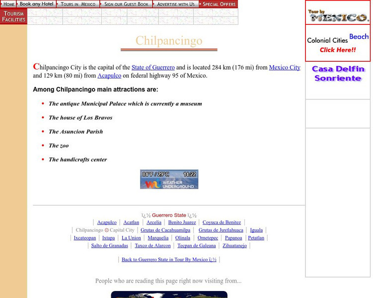 Tour by mexico.com: Chilpancingo Website Tour by mexico.com: Chilpancingo Website