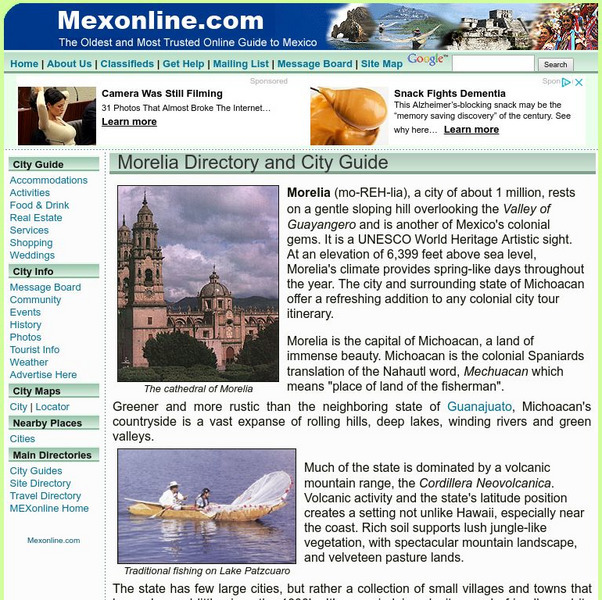 Morelia Directory Website Morelia Directory Website