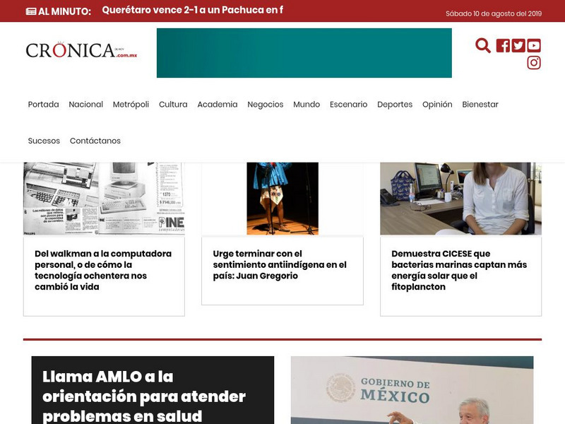 La Cronica De Hoy : Mexico City Website La Cronica De Hoy : Mexico City Website