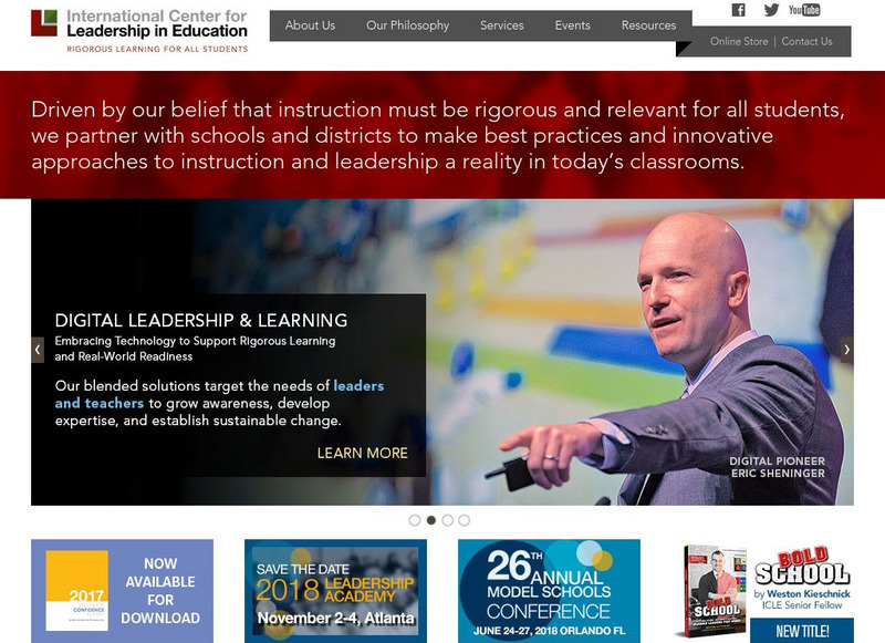 International Center for Leadership in Education Website
