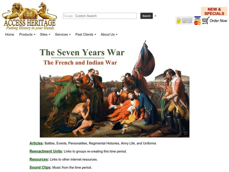 Military Heritage: The Seven Years War Unit Plan Military Heritage: The Seven Years War Unit Plan