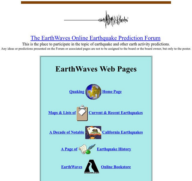 Earth Waves: Our Changing Planet Website Earth Waves: Our Changing Planet Website