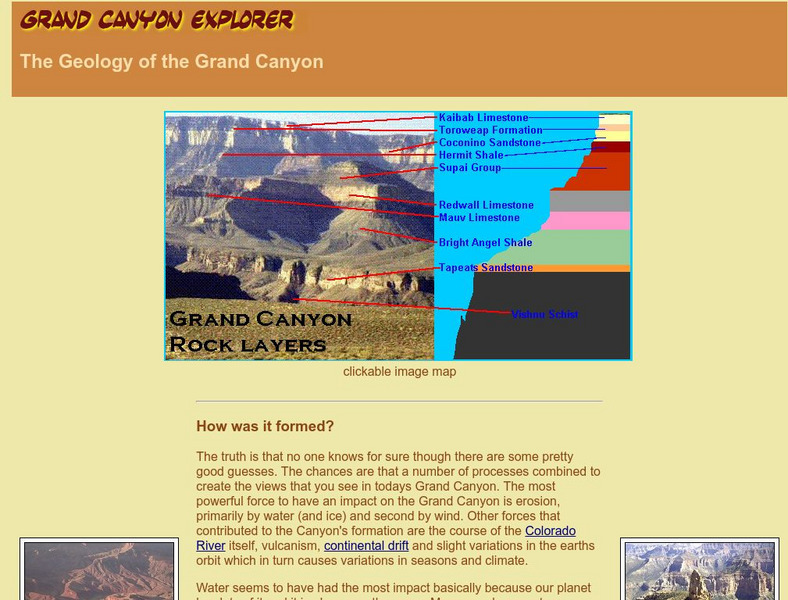 Grand Canyon Geology Website Grand Canyon Geology Website