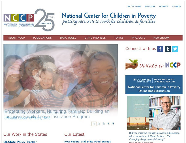 National Center for Children in Poverty Website National Center for Children in Poverty Website