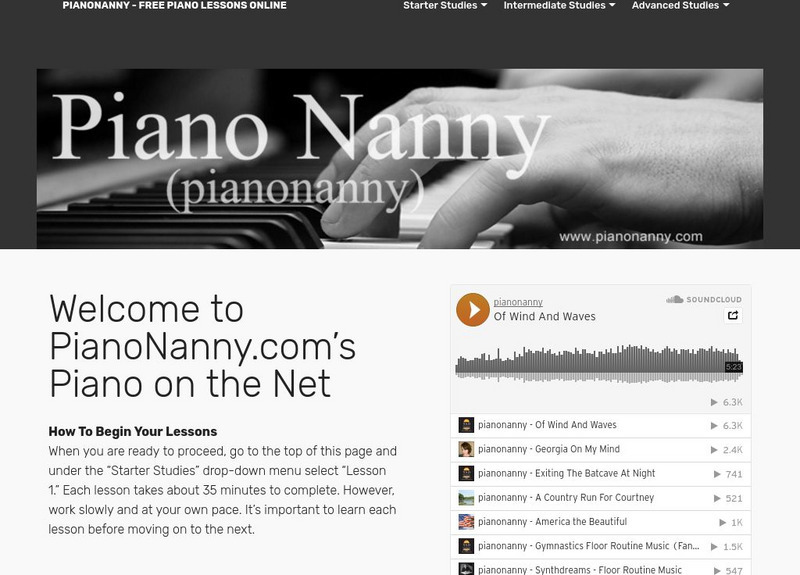 Piano Nanny: Piano on the Net Unit Plan Piano Nanny: Piano on the Net Unit Plan