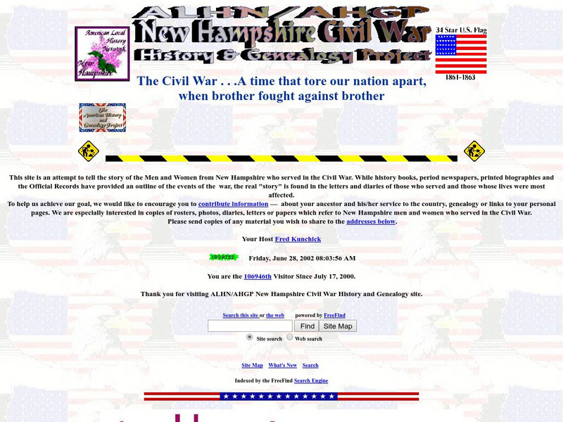 Us Gen Net: New Hampshire Civil War History and Genealogy Website