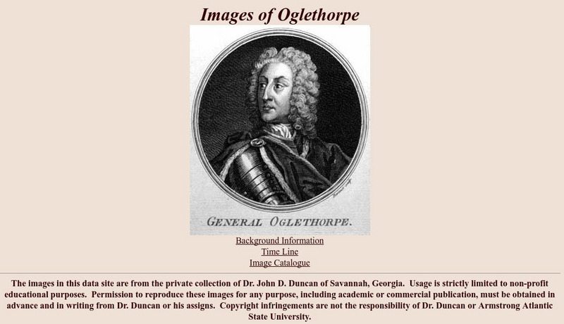 Savannah Images Project: Images of Oglethorpe Website Savannah Images Project: Images of Oglethorpe Website