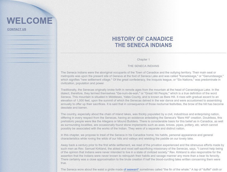 The Seneca Indians eBook The Seneca Indians eBook