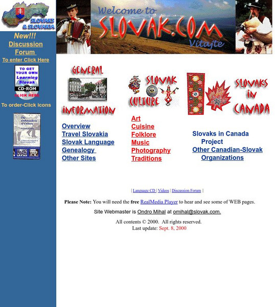 Slovaks and Slovakia Website Slovaks and Slovakia Website