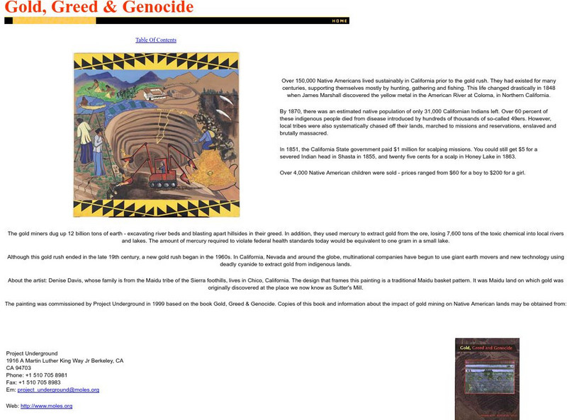 Gold, Greed, & Genocide: The Story of California's 1849 Gold Rush eBook Gold, Greed, & Genocide: The Story of California's 1849 Gold Rush eBook