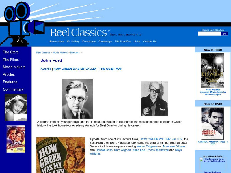 Reel Classics: John Ford Website Reel Classics: John Ford Website