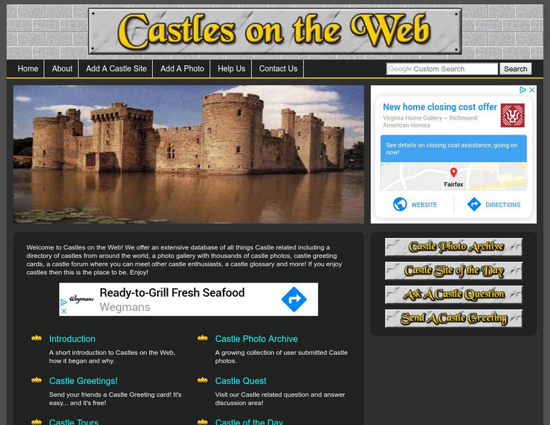 Castles on the Web Website Castles on the Web Website