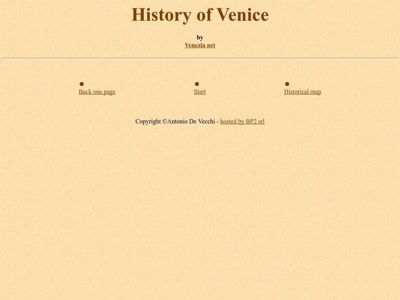 History of Venice Activity