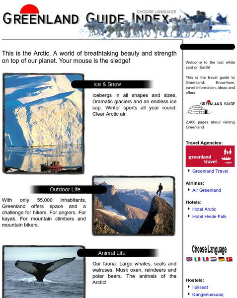 Greenland Guide Index Website Greenland Guide Index Website