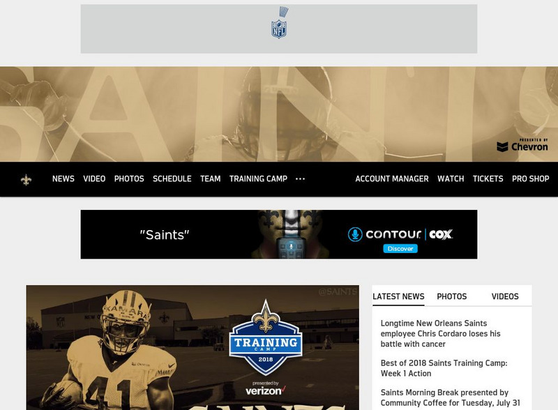 New Orleans Saints Official Website Website New Orleans Saints Official Website Website