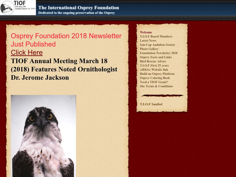 The International Osprey Foundation Website The International Osprey Foundation Website