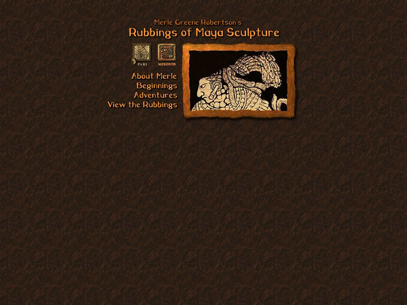 Personal: Rubbings of the Maya Sculpture Website Personal: Rubbings of the Maya Sculpture Website